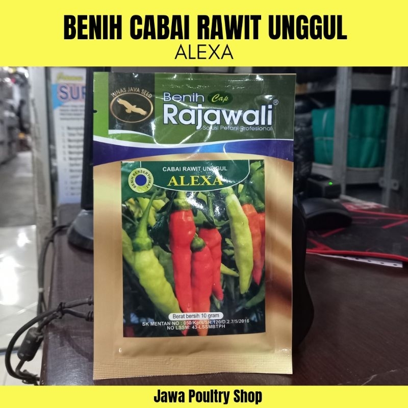 BENIH CABAI RAWIT UNGGUL ALEXA - benih cabai rawit premium isi 10gr
