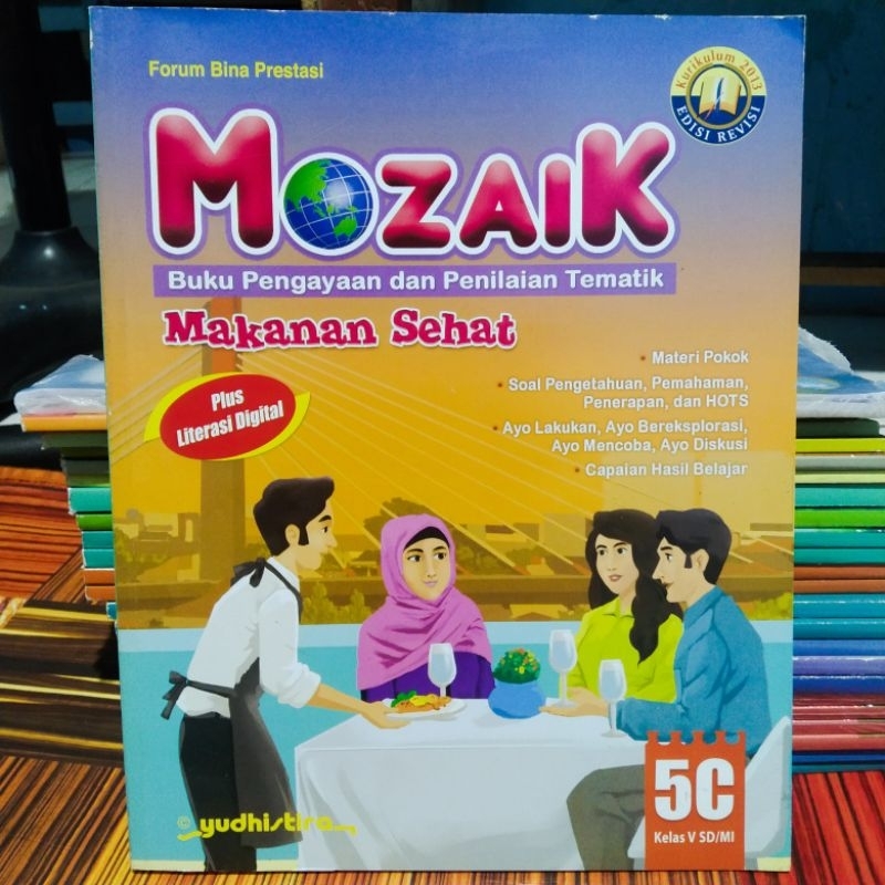 Buku Mozaik Tematik SD Kelas 5C Kurikulum 2013 Revisi Yudistira