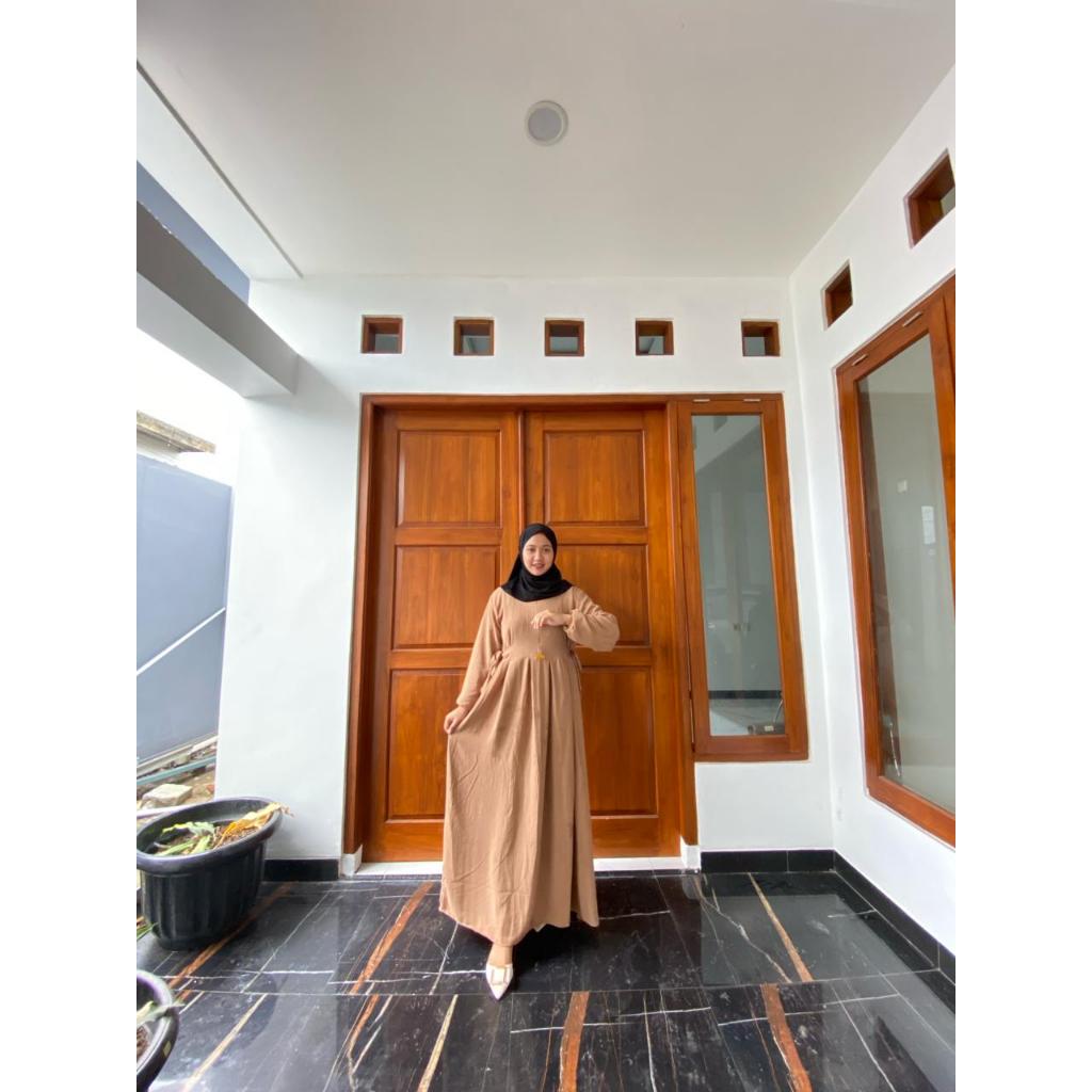 GAMIS NIKITA CRINKLE AIRFLOW TERBARU LD 110CM PB 130-MILO