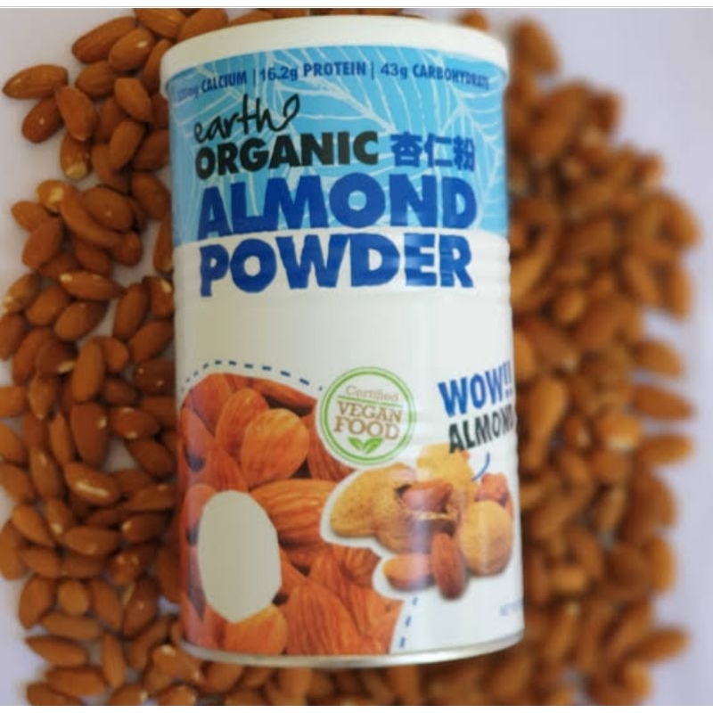 

Earth Organic Almond Powder- Bubuk Almond Earth Organic @500gr