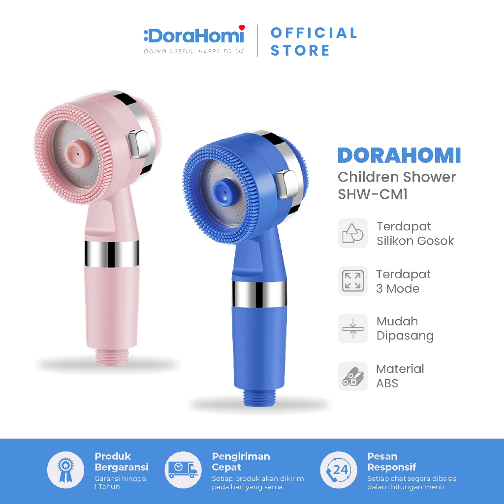 DORAHOMI SHOWER KAMAR MANDI SATU SET SELANG SOWER HEAD AIR PANAS DINGIN