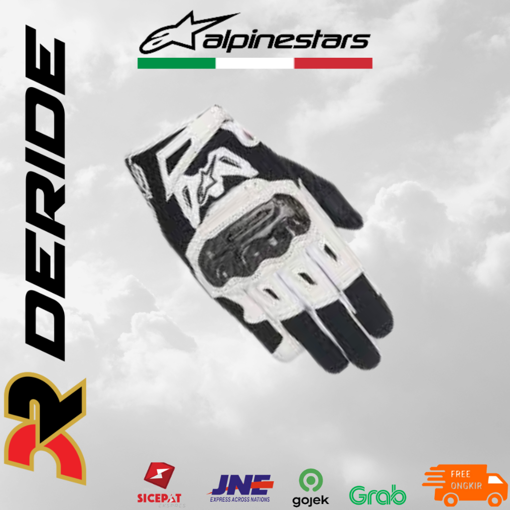 Sarung Tangan Motor Alpinestars Stella Smx 2 Air Carbon V2 Gloves Riding Wanita Black White