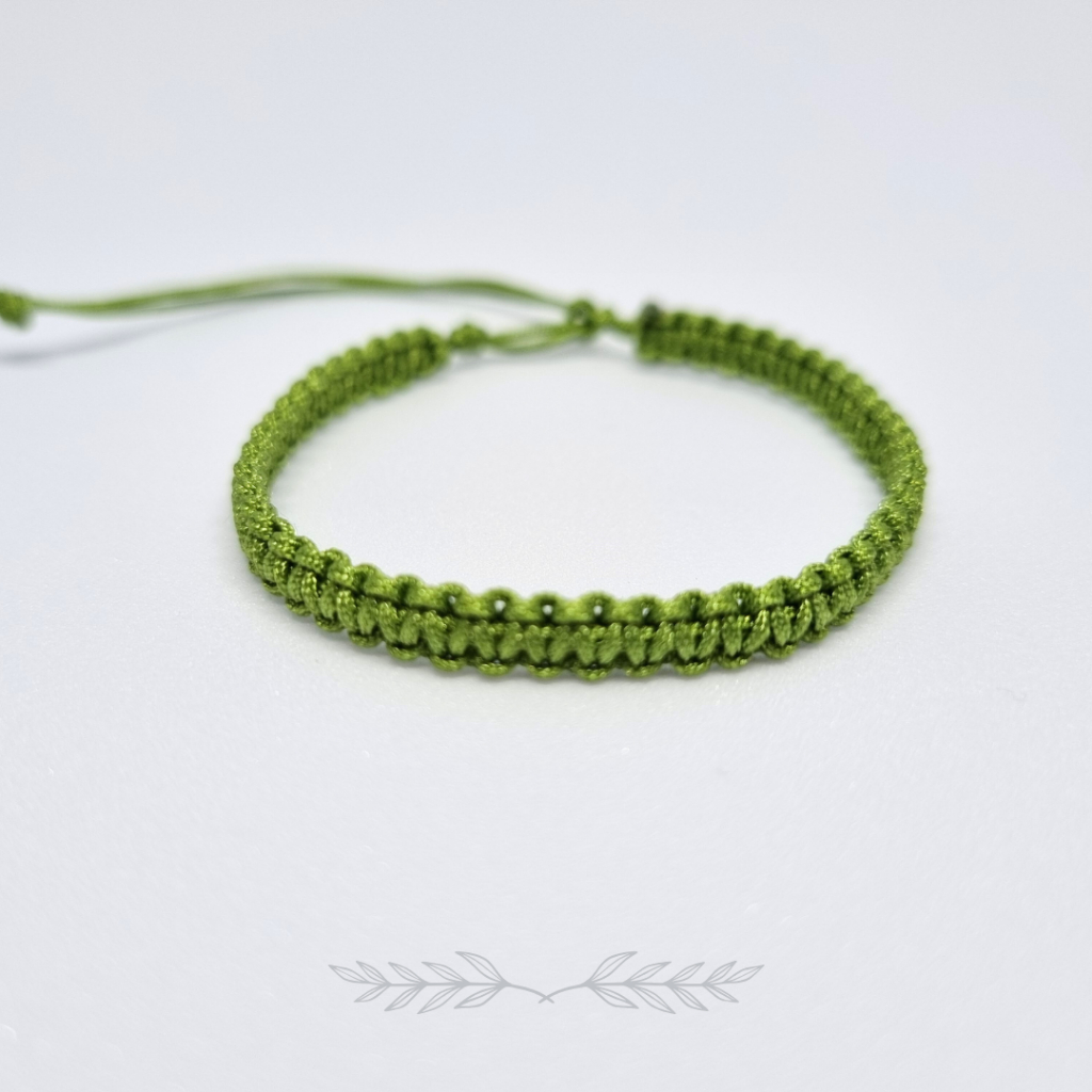 Gelang Tali Giok Wanita Hijau