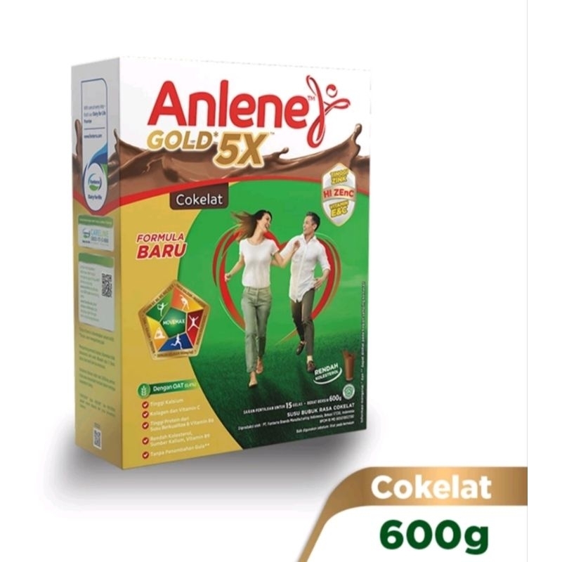 

ANLENE GOLD VANILLA COKLAT ORIGINAL 600GR