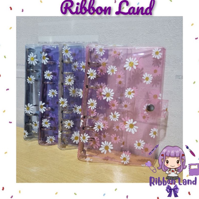 

Terbaru A5 A6 Binder Daisy 6 Ring Cover Warna Ring SILVER QAR