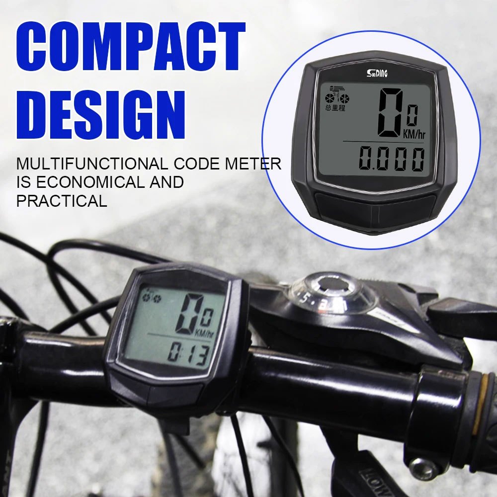 Speedometer Sepeda Digital Cyclometer Cyclocomputer SD-581