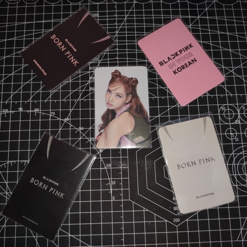 [READ DESC] PHOTOCARD LISA OFFICIAL TOPLOADER DECO KIT BORN PINK