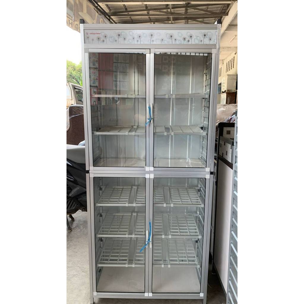 RAK SEPATU ALUMUNIUM LEMARI SEPATU ALUMUNIUM