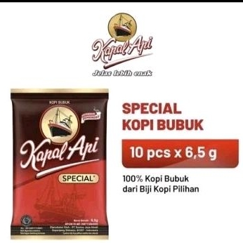 

kopi kapal api 6,5g renceng 10 sachet