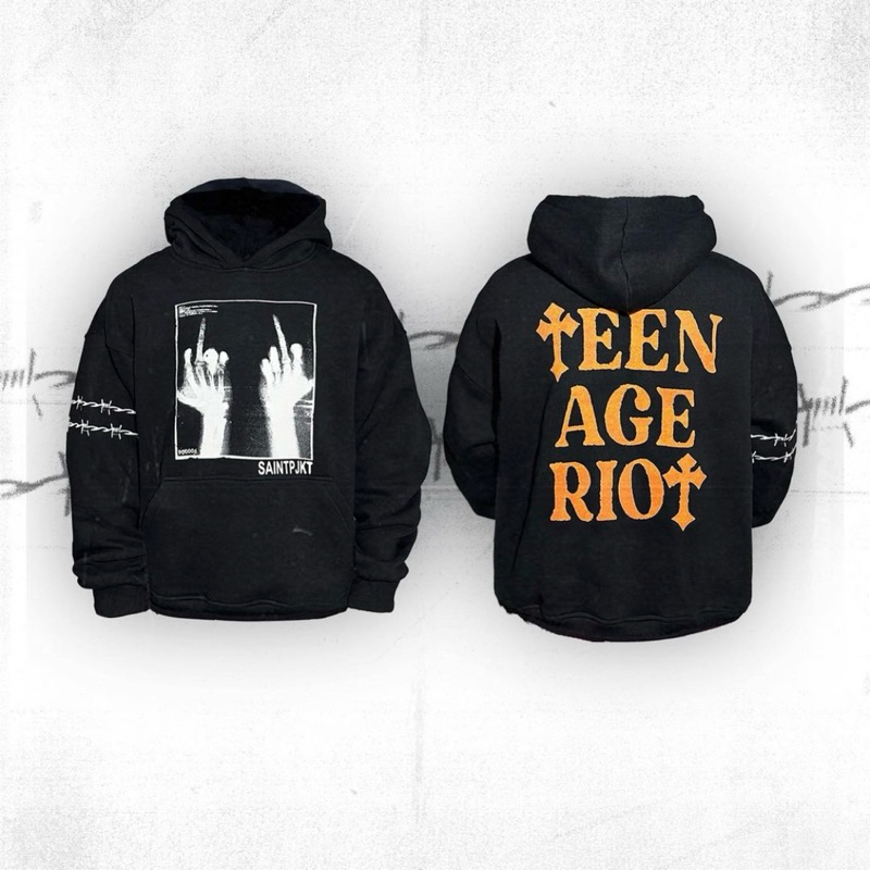 SAINTP “TEEN AGE RIOT” HOODIE/HOODIE SAINTP TEEN AGE RIOT V2
