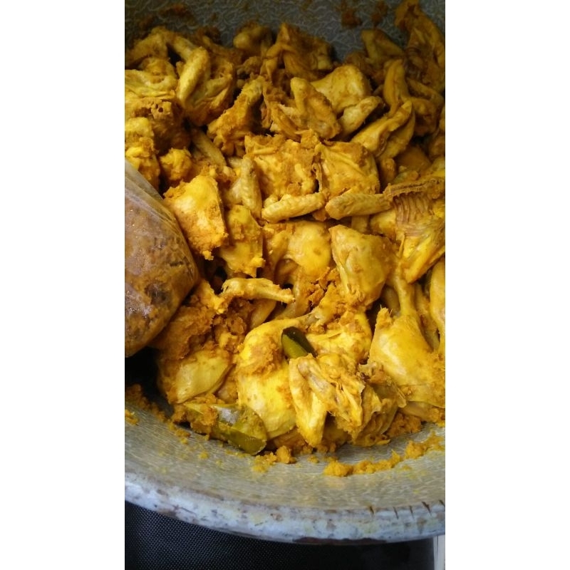 

Ayam Ungkep Kuning isi 4