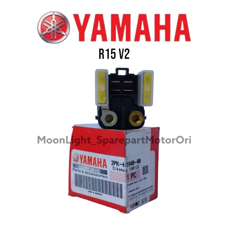 BENDIT SWITCH STATER R15 BENDIK SWITH STATER RELAY R 15 V2 ORI ORIGINAL ASLI YAMAHA YGP 2PK-H1940-00