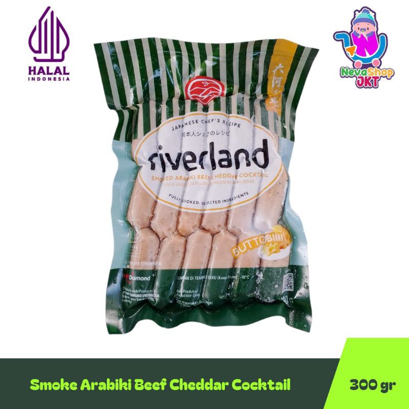 

Riverland Smoked Arabiki Beef Cheddar Cocktail 300gr