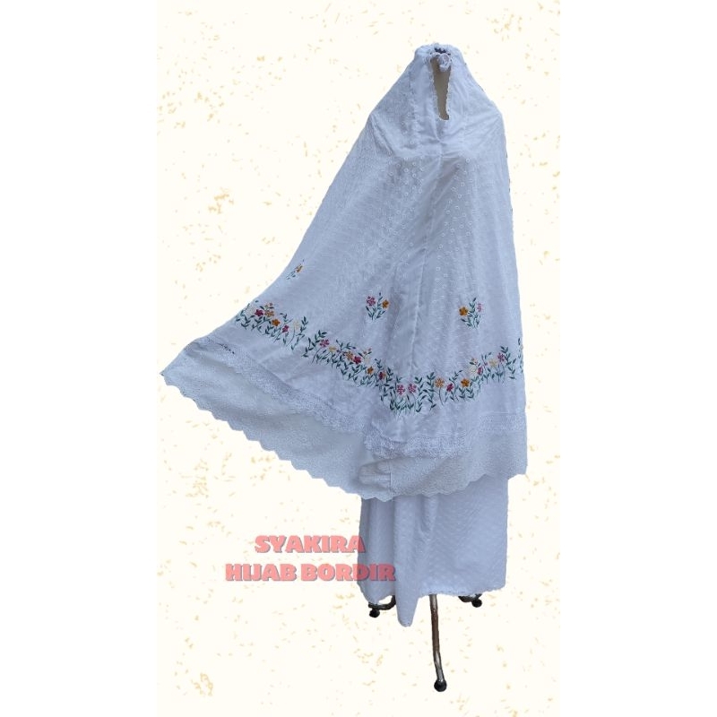 MUKENA BORDIR BUKITTINGGI KATUN PARIS