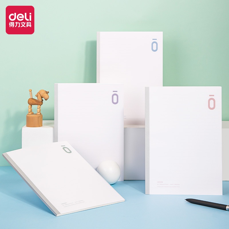 

Deli Buku Tulis / Adhesive Bound Notebook A5 B5 40 Lembar Kertas Beige Tebal VWPX540