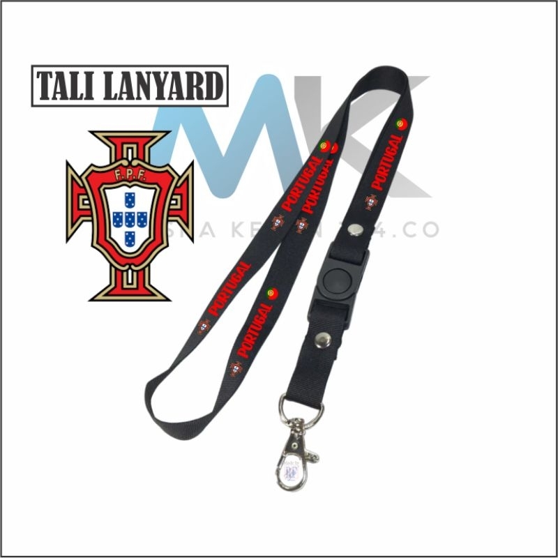 

TALI LANYARD FPD PORTUGAL LOGO FPF PORTUGAL- TALI ID CARD GANTUNGAN KUNCI GANTUNGAN FLASHDISK GANTUNGAN NAMETAG TALI LANYARD BEST SELLER COD