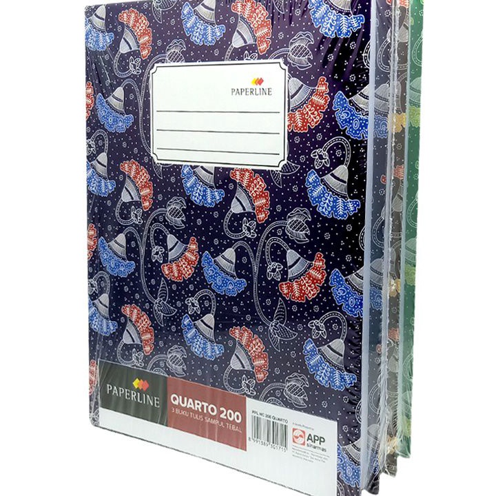 

V44859 Buku Hardcover Quarto Paperline 2 Lembar 1 buku