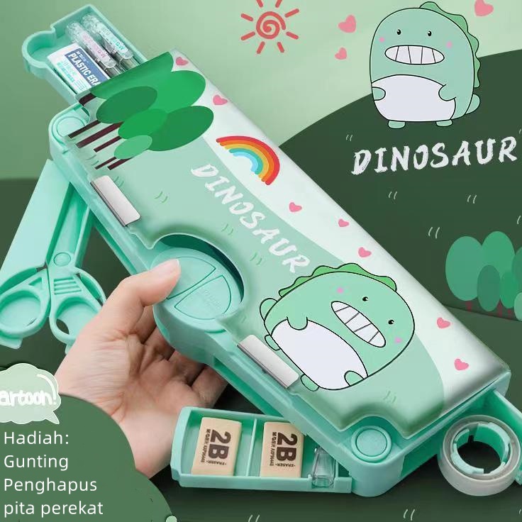

Terlaku Tempat pensil multifungsi kartun tempat pensil multifungsi anak berkapasitas besarTempat pensil yang menyenangkan