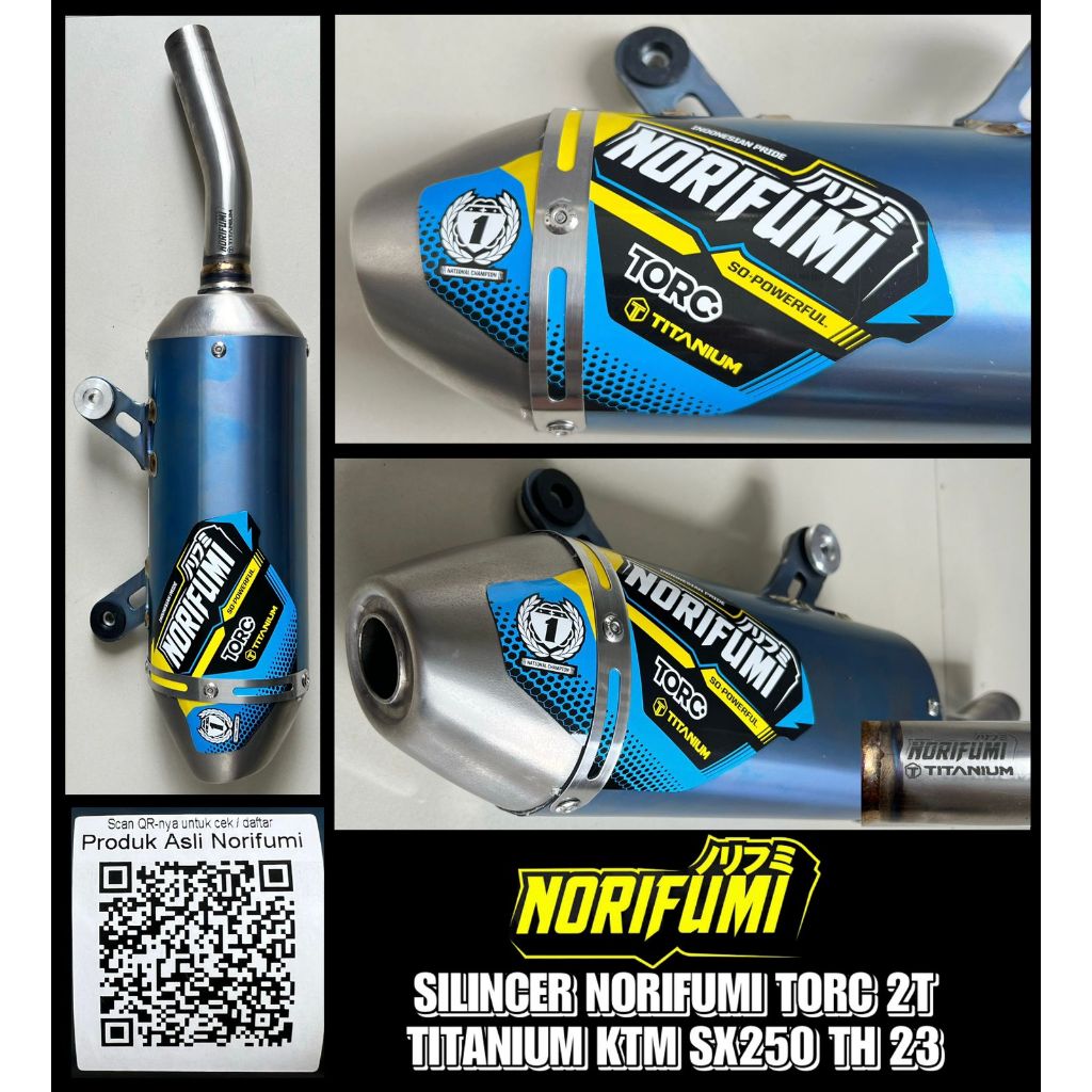 NORIFUMI SILINCER TORC 2T TITANIUM KTM SX250 2023