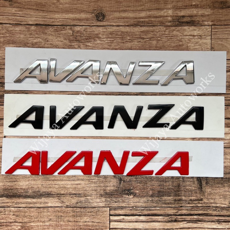 Emblem Kap Mesin Mobil Avanza Emblem Avanza