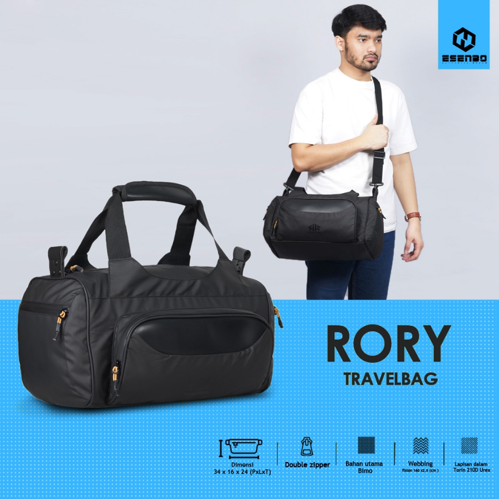 Tas Travel Bag FOURTYFOUR RORY - Tas Pakaian Duffel Bas Anti Air