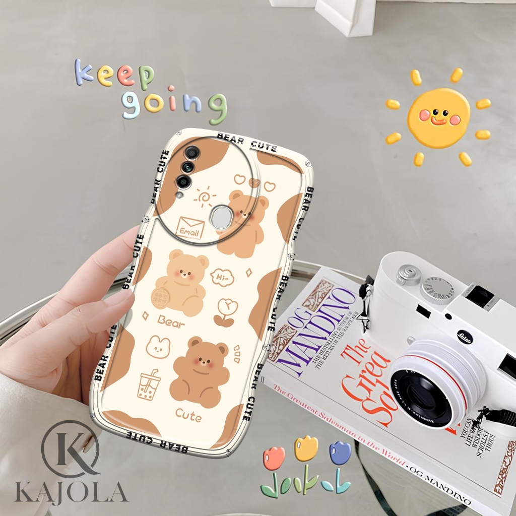 Case Gelombang OPPO A31 Motif Aesthetic Bahan Softcase silicon Lentur - Skin / Casing Handpone - Ces