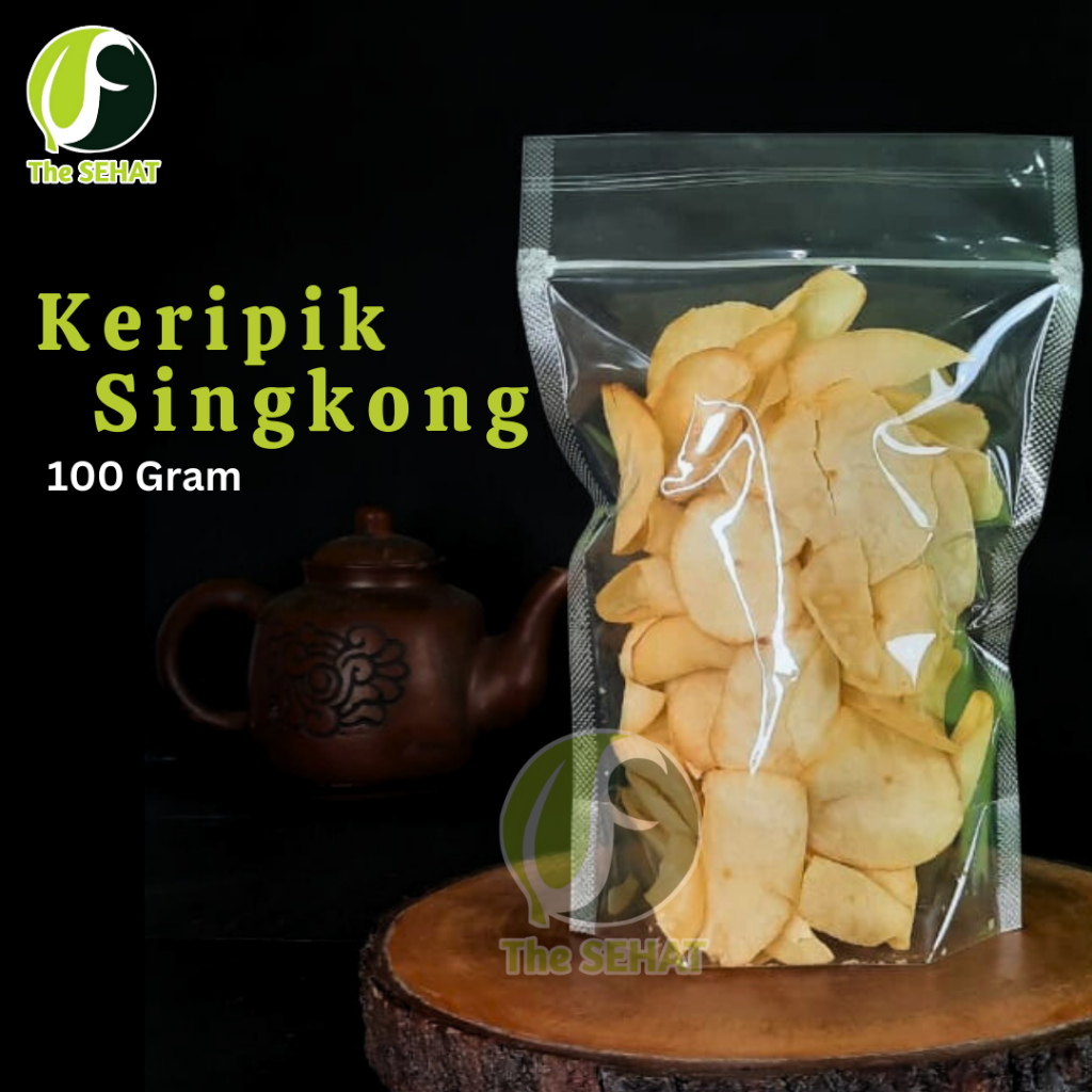 

TheSehat Keripik Singkong Irisan Keripik singkong Asin Gurih Jadul Kemasan 100gr