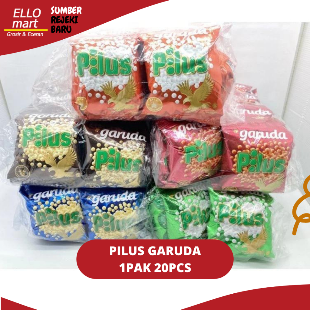 

Pilus Garuda (1pack 20) Pilus Garuda Pedas Pilus Rumput Laut Abon Sapi panggang