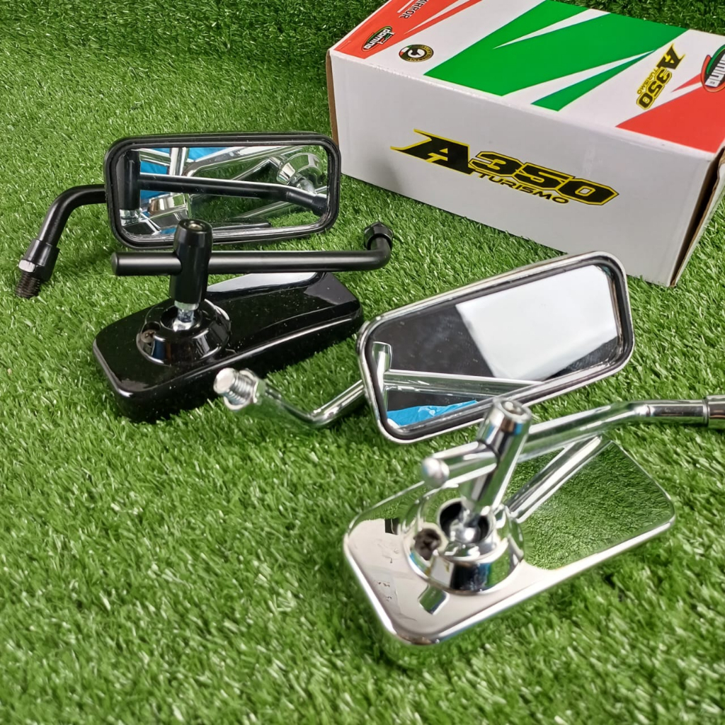 Spion Day Crome Hitam Sepion Daytona Kotak Mini Honda  Spion CB GL MP