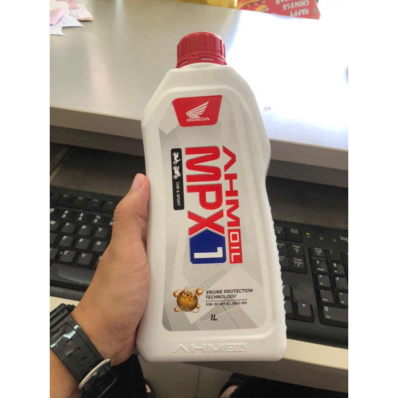 AHM OIL MPX 1 1L OLI MPX 1 LITER OLI HONDA 1 LITER