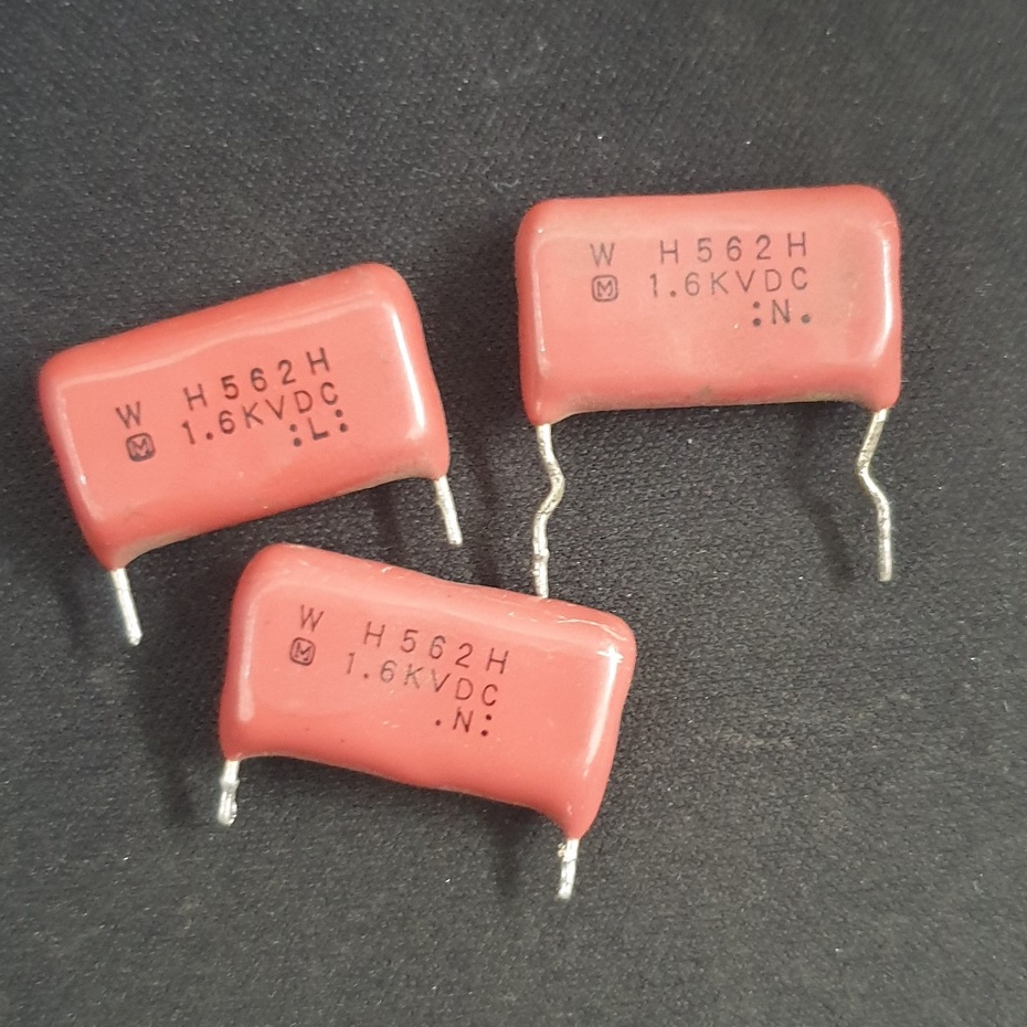Capacitor Mylar Atau Kapasitor Milar 562H 5600PF 5.6NF 1600V 1.6KV