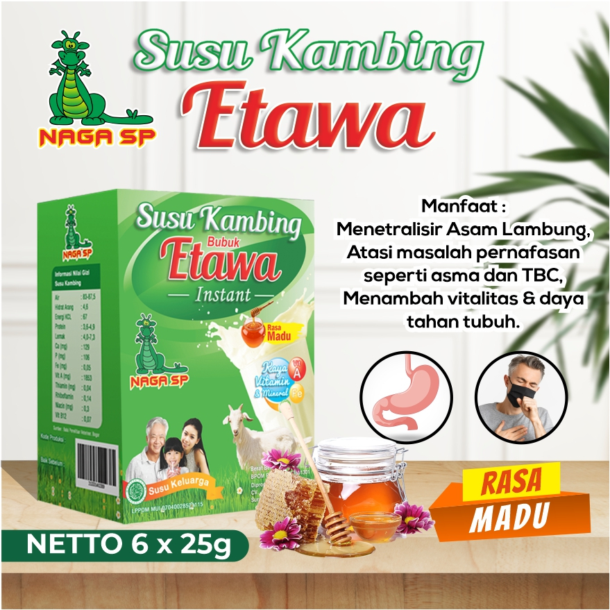 

minuman serbuk sehat susu kambing etawa madu