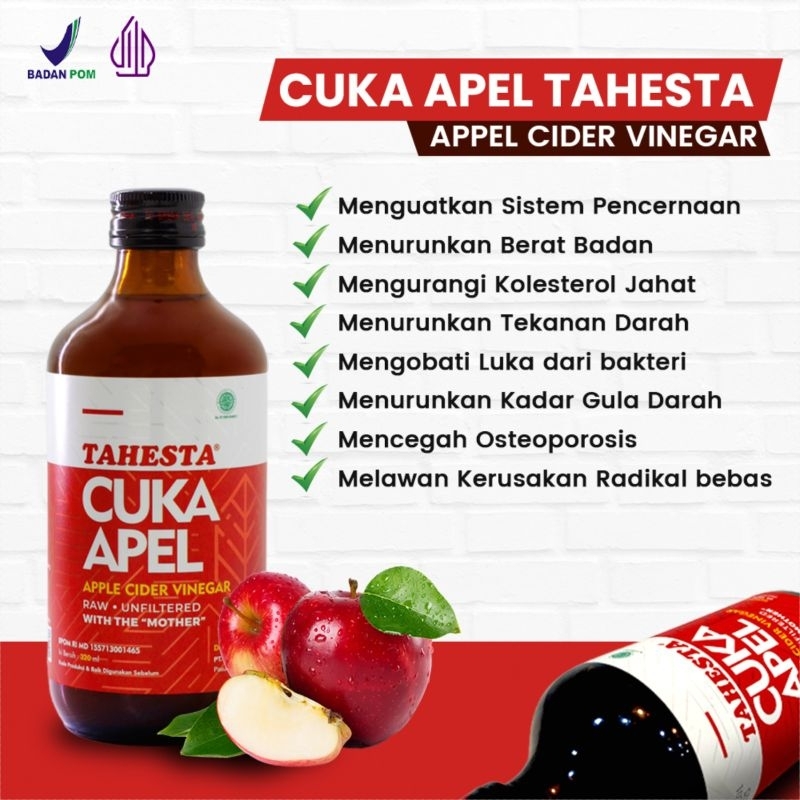 

cuka apel tahesta asli original 320ml