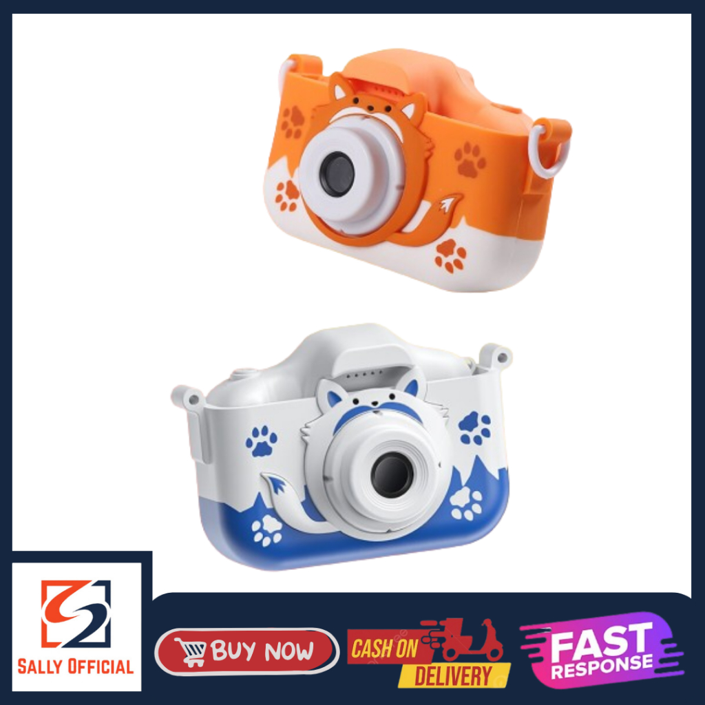 Kamera Anak Mainan Kamera Digital Anak X5S FOX Kids Camera Dual Lens Ganda 40MP