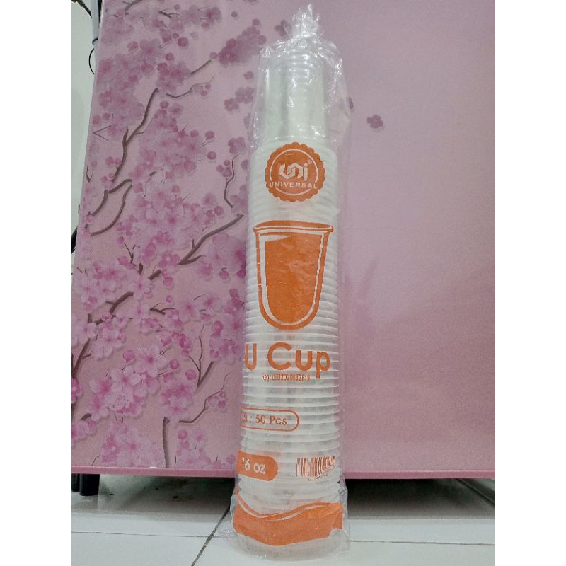 

Ukf5Pc6F4H (Kuliner.Kita) Gelas Cup Plastik Pp 16 Oz Oval 7 Gram ( Univesal ) 1 Roll 50 Pcs