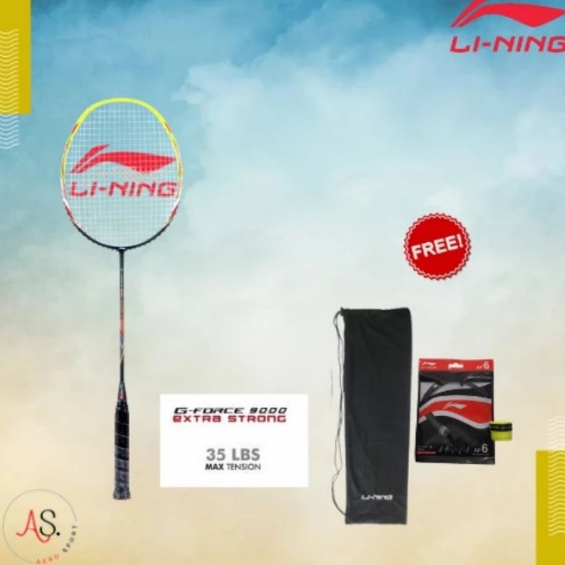 RAKET BADMINTON LINING G FORCE 9000 ORIGINAL