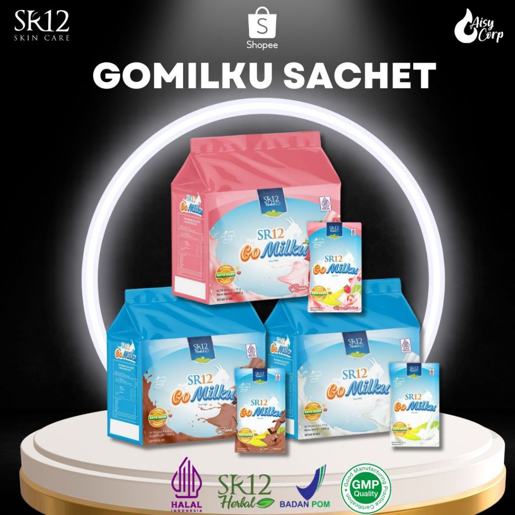 

Go Milku SR12 Susu Kambing Etawa Halal BPOM Susu Kambing Etawa Bubuk Kualitas Premium Meningkatkan Kesehatan Imun Tubuh Melancarkan Asi Asli Kemasan Sachet 1 Pack (4 Renceng)