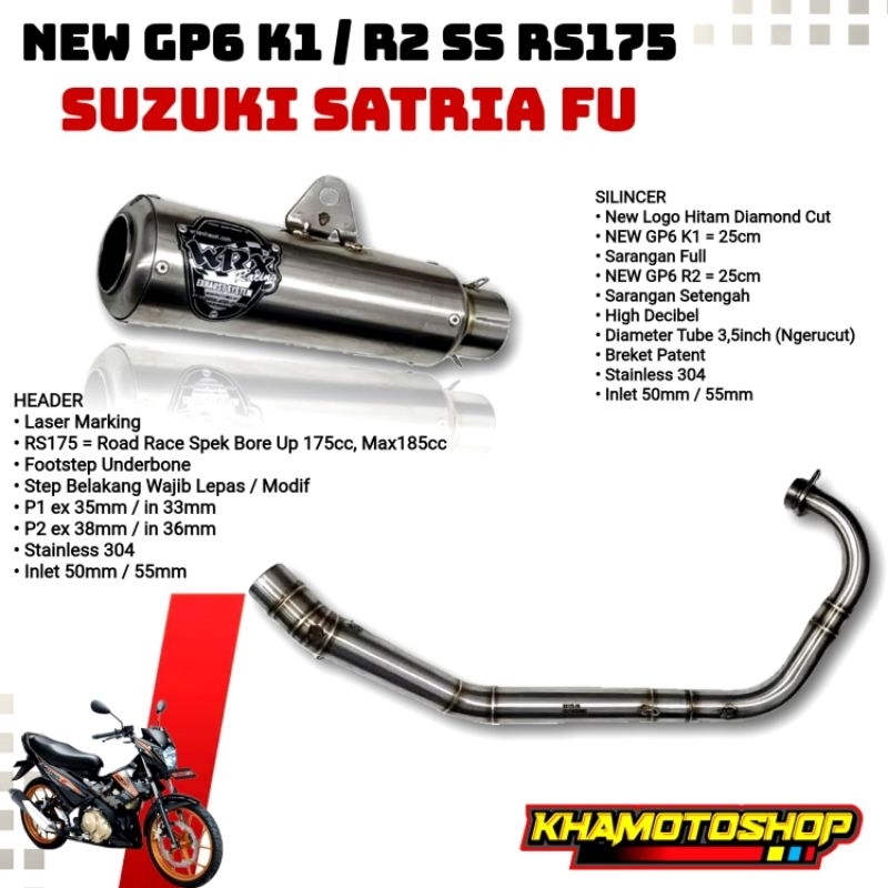 WRX NEW GP6 K1 / R2 SS RS175 SATRIA FU