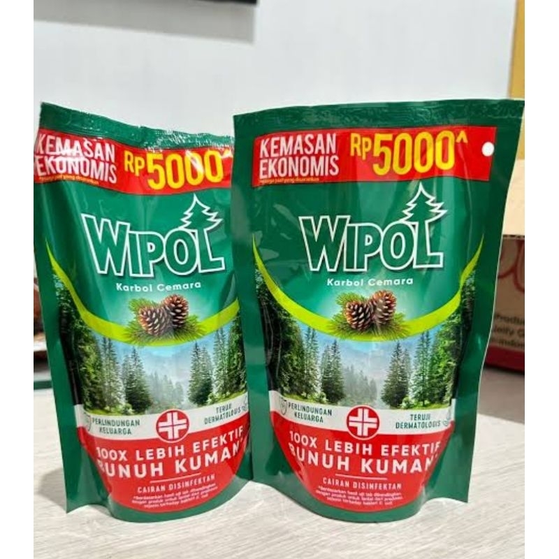 Wipol Pembersih Lantai Refill / Pembersih Lantai Wipol Kemasan Ekonomis 5000 / Pembersih Lantai WIPO