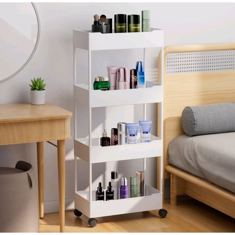 RAK SERBAGUNA 4 SUSUN ADA RODA / RAK 4 SUSUN SERBAGUNA ADA RODA