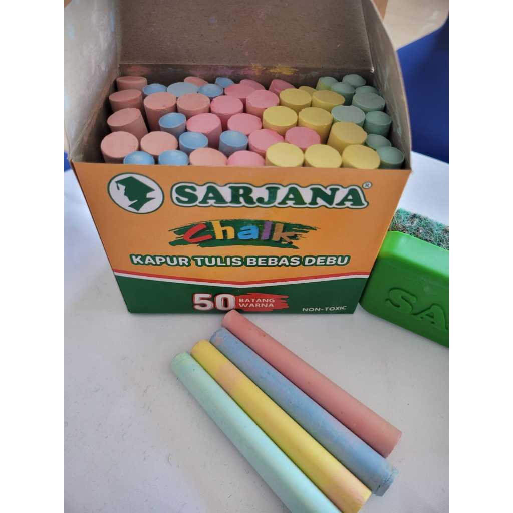 

KAPUR TULIS SARJANA WARNA KAPUR TULIS PUTIH WARNA
