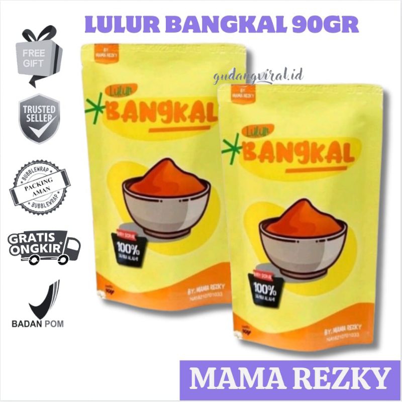 -GV- (90 GRAM) LULUR BANGKAL MAMA REZKY 90GRAM LULUR BANGKAL BY MAMA REZKY