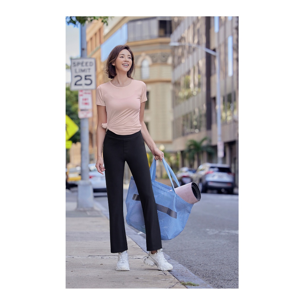 STL Korea Pants Bootcut Twill Olahraga Yoga Fitness Casual