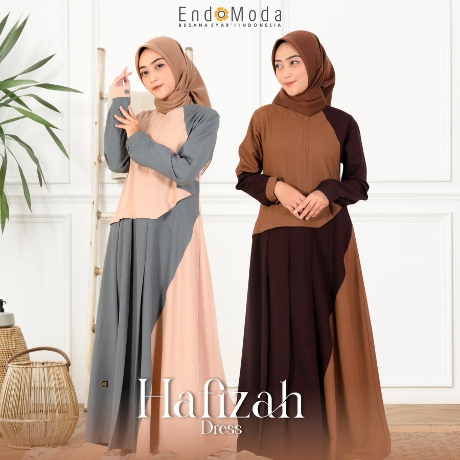 Gamis Wanita Muslimah Endomoda Hafizah Dress