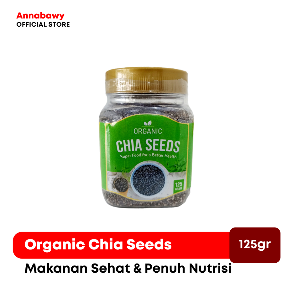

Organic Chia Seed Premium kualitas terbaik (100 gram) by Zarrah 125 Gram