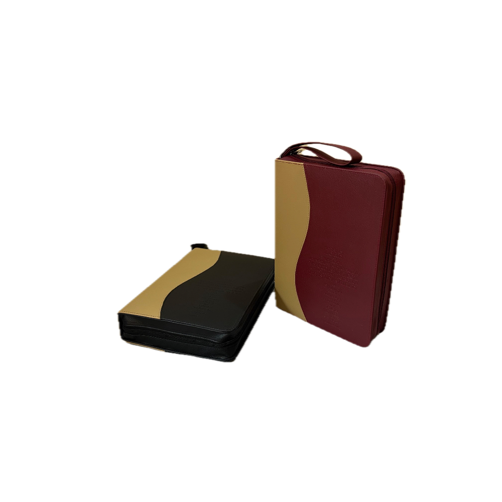 

Sampul Alkitab Bible Cover Two-Tone Leather Imitation Embos