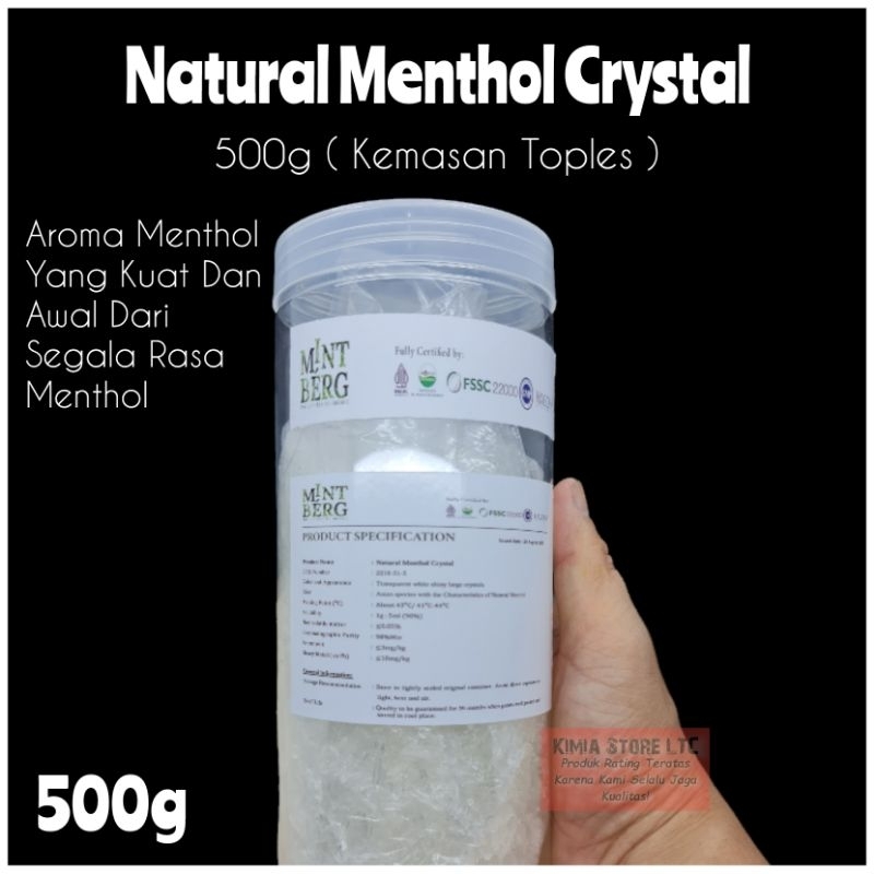 Menthol Crystal 500Gram / Natural Menthol Crystal 500gram