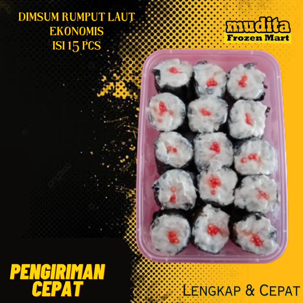 

Dimsum Rumput Laut Ekonomis(Sudah Matang)