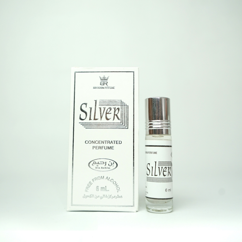 PARFUM SILVER Roll On 1pcs | Parfume Bin Rohim - Parfum Roll On Non Alk0hol 6 ML