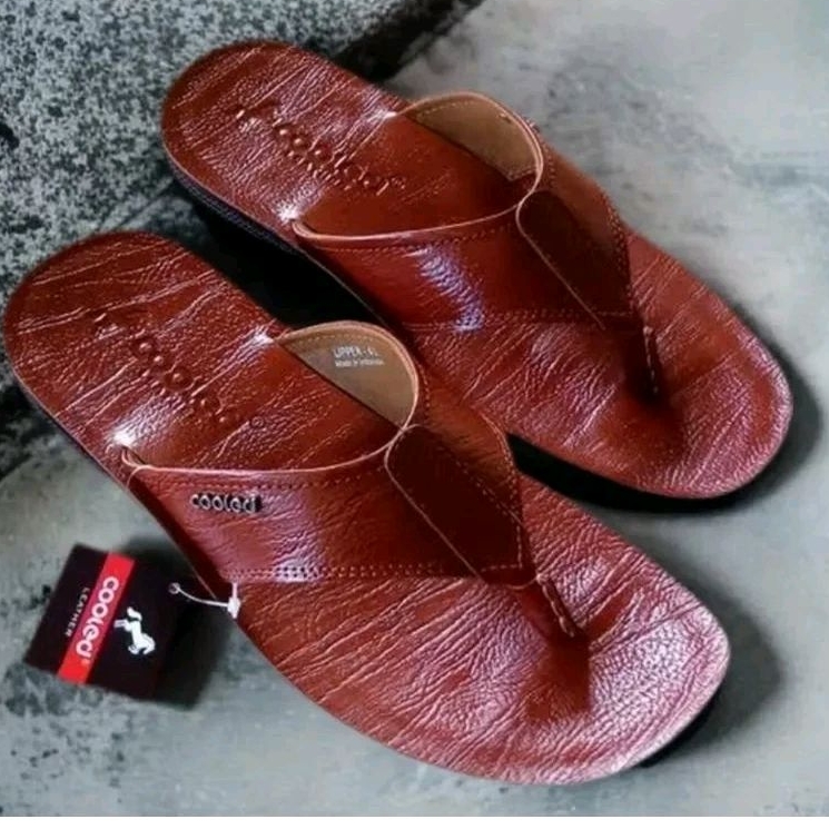 COOLED Sandal Kulit Pria / Sandal Kulit Original / Sandal cowok